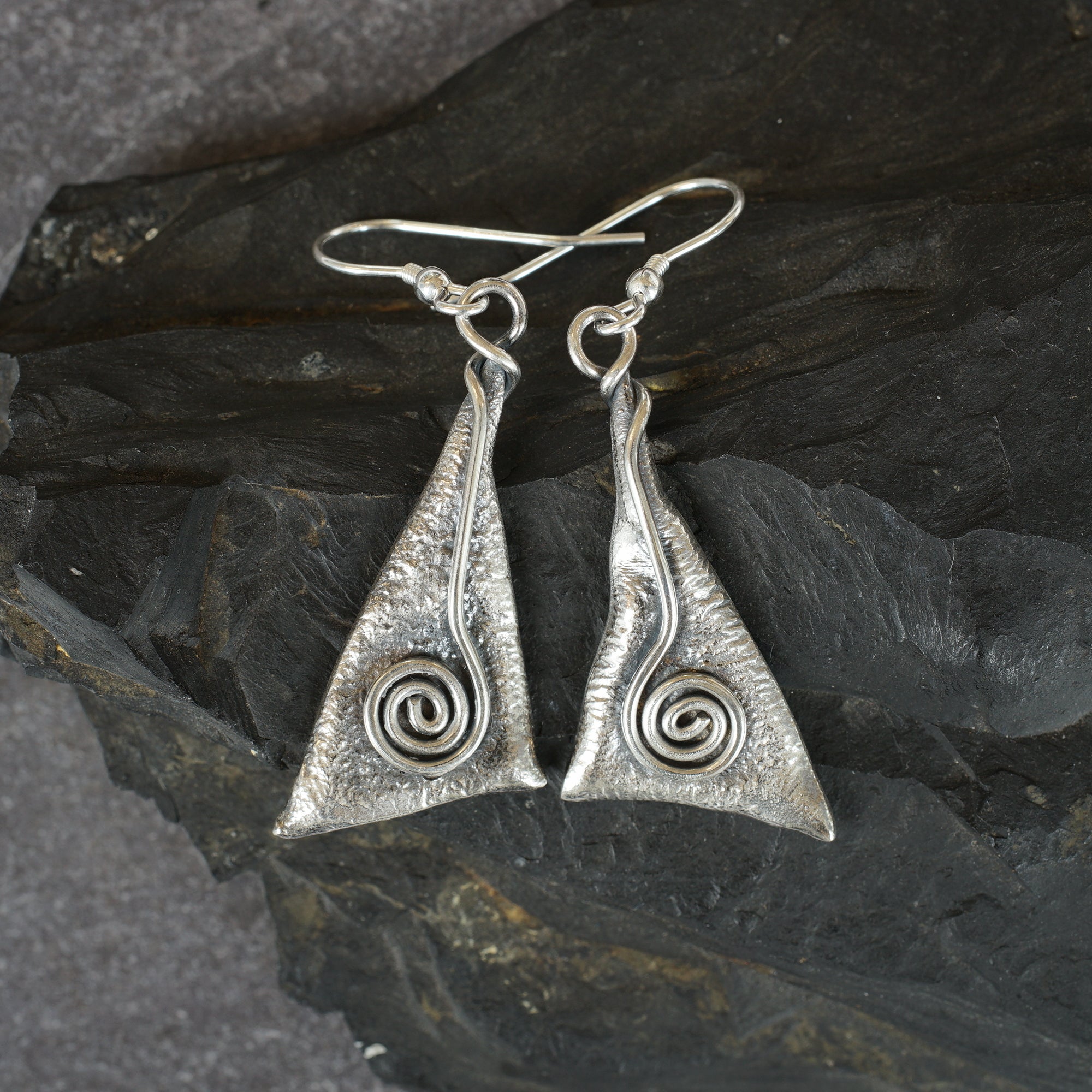 Celtic Connection Earrings in Sterling Silver from Angela Kelly Jewellery Enniskillen Fermanagh