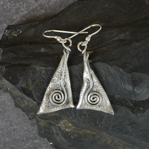Celtic Connection Earrings in Sterling Silver from Angela Kelly Jewellery Enniskillen Fermanagh