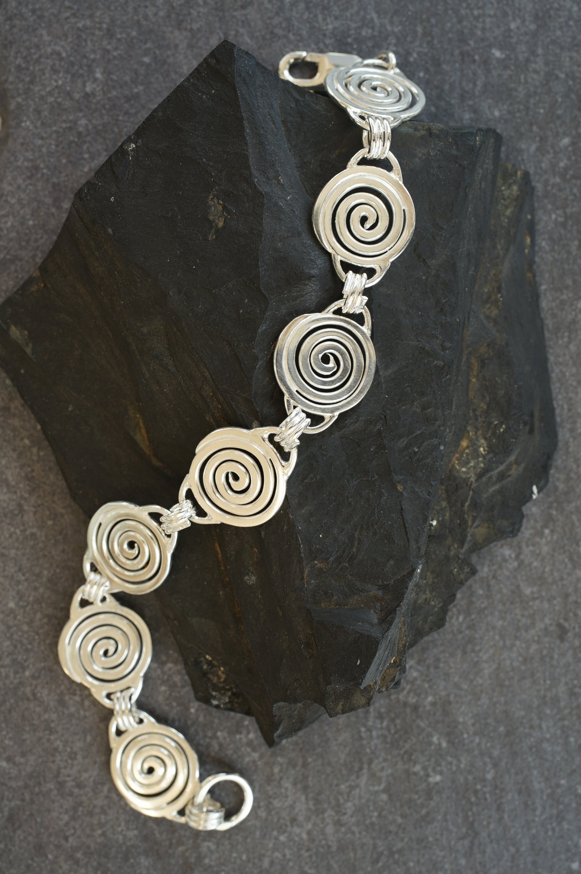 Sterling silver spiral bracelet from Angela Kelly Jewellery Enniskillen Fermanagh