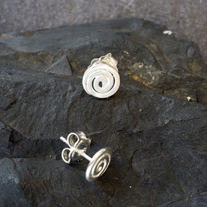 Sterling Silver Spiral Stud Earrings from Angela Kelly Jewellery Enniskillen Fermanagh