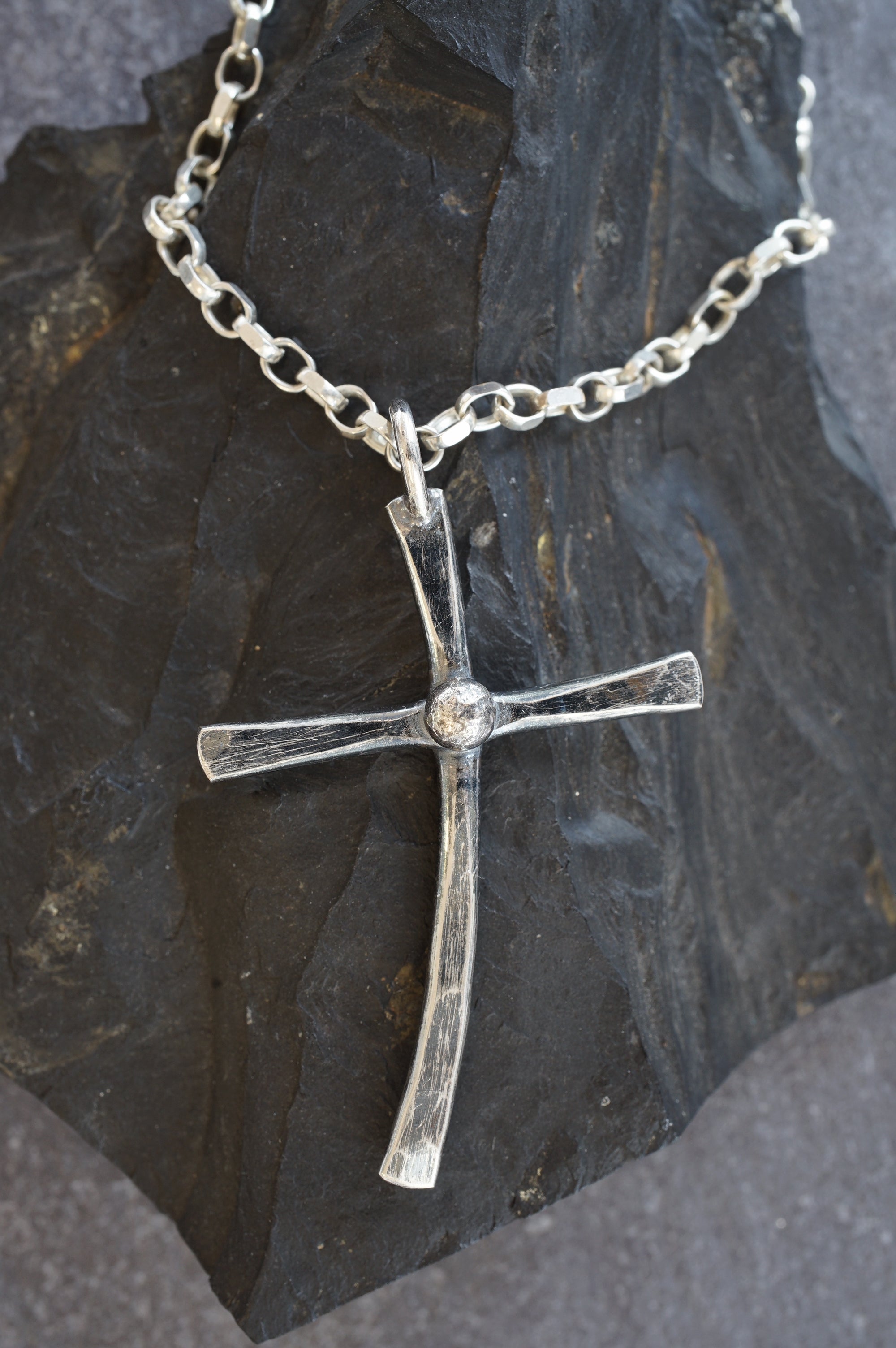 Mens Sterling Silver Cross from Angela Kelly Jewellery Enniskillen Fermanagh