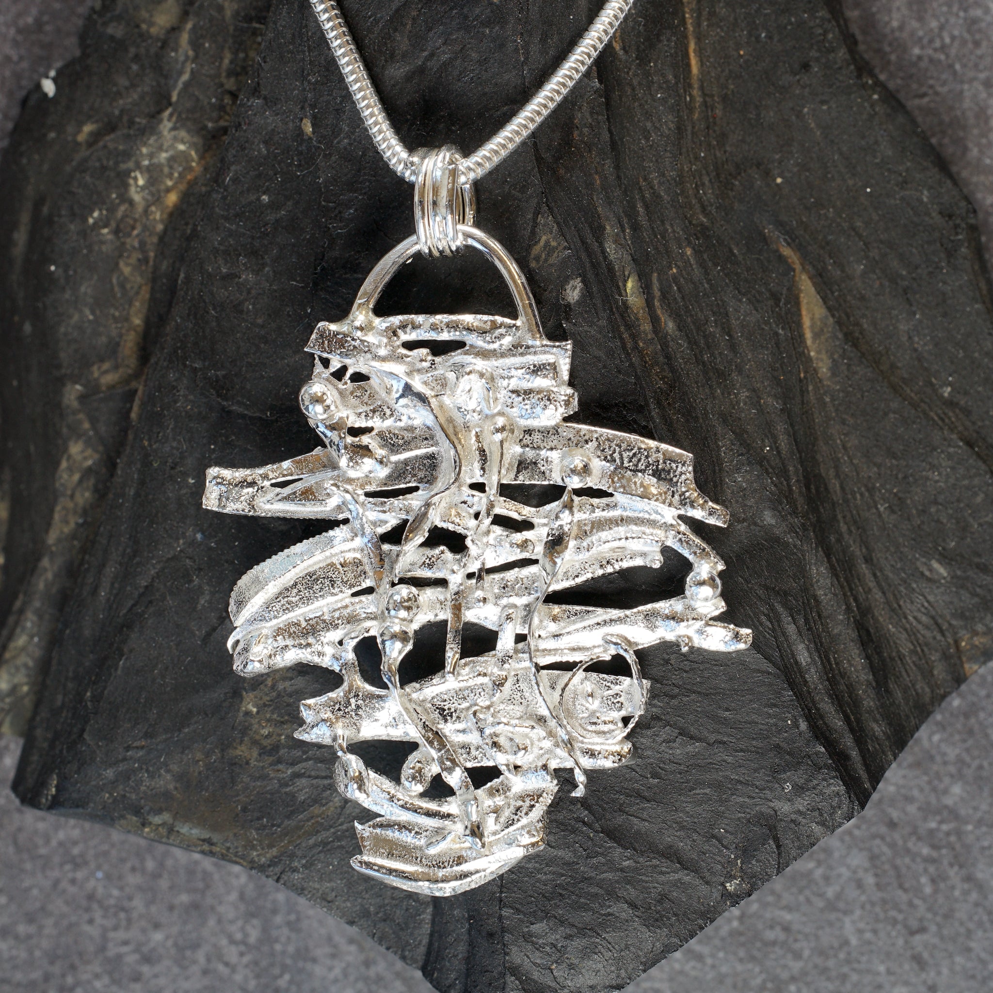 SF01P sterling Silver Fusion pendant from Angela Kelly Jewellery Enniskillen Fermanagh