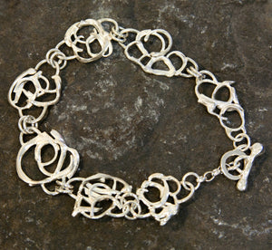 SF04BR silver fusion bracelet in sterling silver from Angela Kelly Jewellery Enniskillen Fermanagh